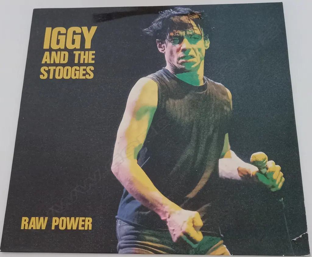 Iggy -The Stooges, Raw Power, (12" single), (Green Vinyl) Image 1++